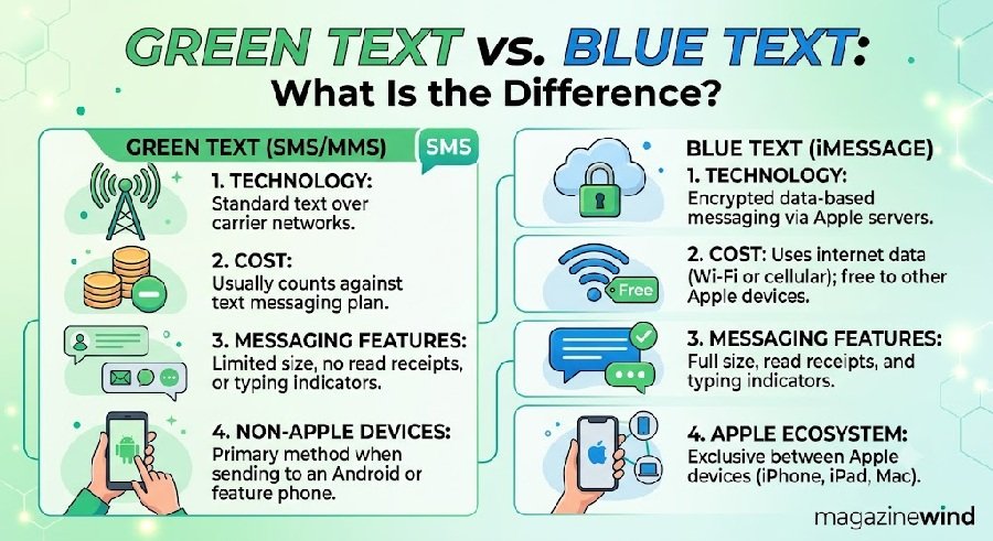 What Does Green Text Mean?
